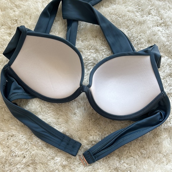 Blue Halter Bikini - Picture 6 of 7